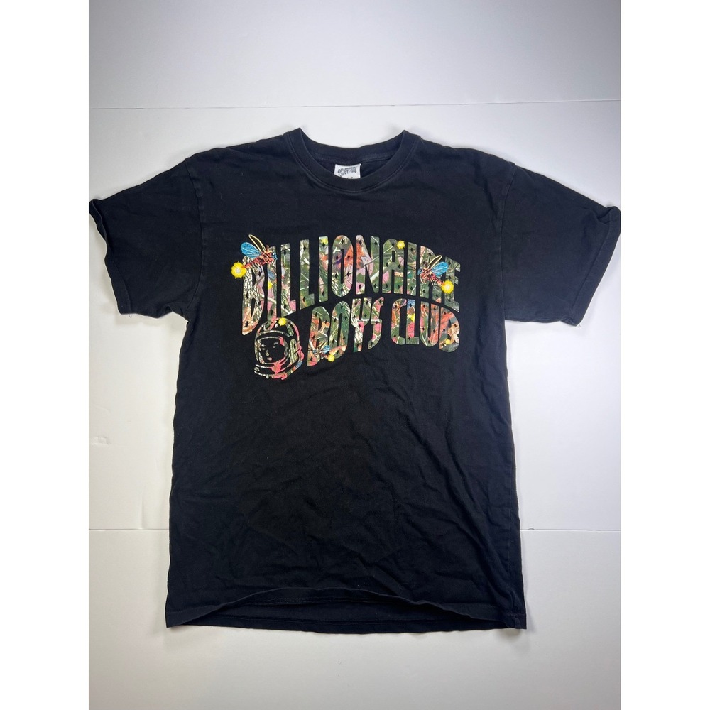 Billionaire Boys Club TShirt Men Small Black Camo Arch Logo Graphic Tee RN 98011